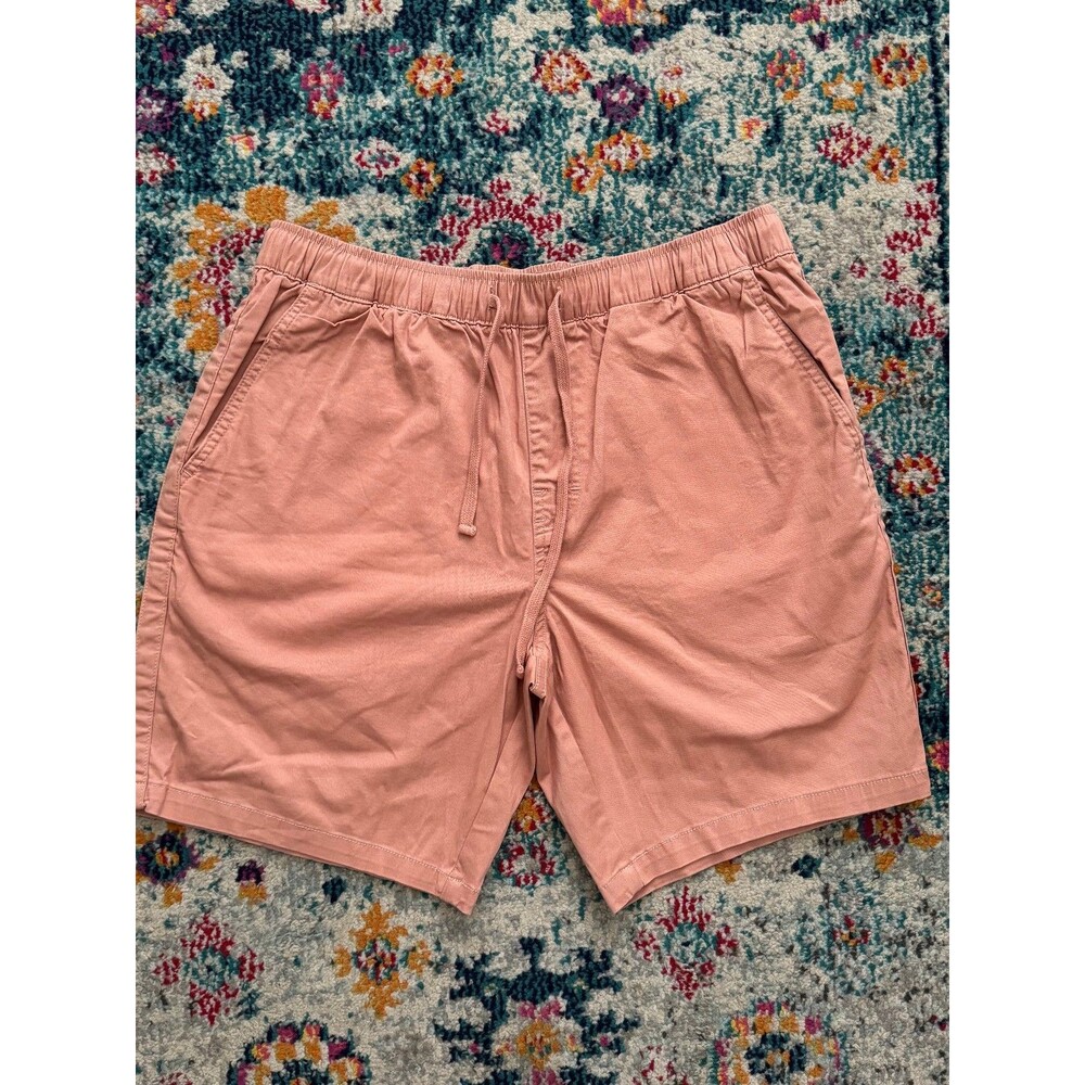 Katin Patio Shorts Salmon Pink Men's Size Large Casual Preppy Beach